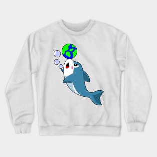 Dolphin Earth Crewneck Sweatshirt